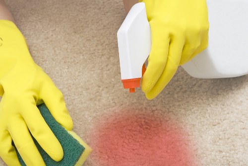 Professional one off cleaning in a residential living room