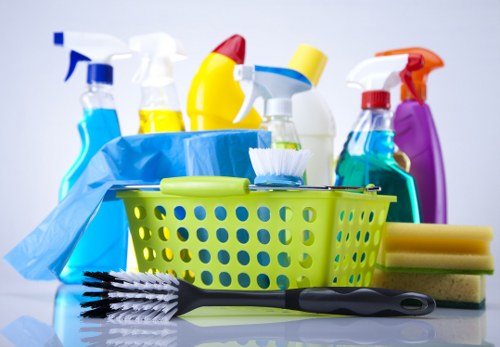 Modern office cleaning in a professional workspace