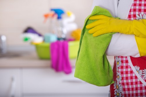Spotless rental home prepared for new tenants after cleaning