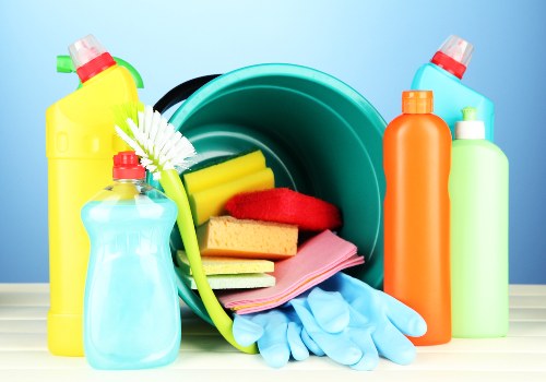 Spot cleaning a rug stain with careful blotting