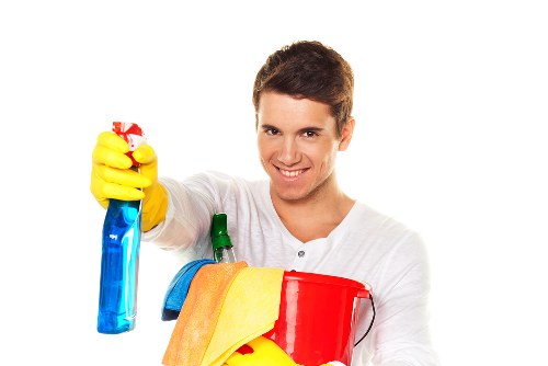 Deep upholstery cleaning for a fabric sofa in Dubai