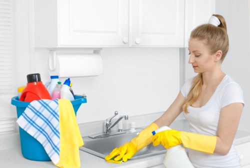 Deep cleaning of a kitchen during a one off cleaning service